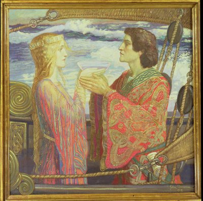 Tristano e Isotta, 1912 da John Duncan